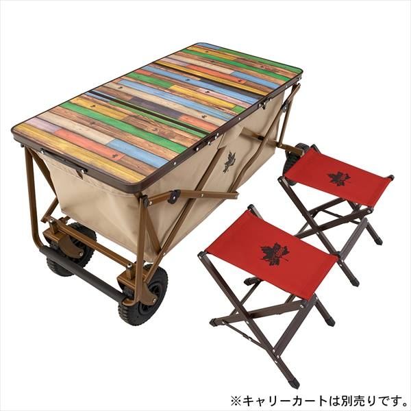 ロゴスコーポレーション（LOGOS)Old Wooden 丸洗いカートテーブルセット2 73188046 1セット（直送品） - アスクル