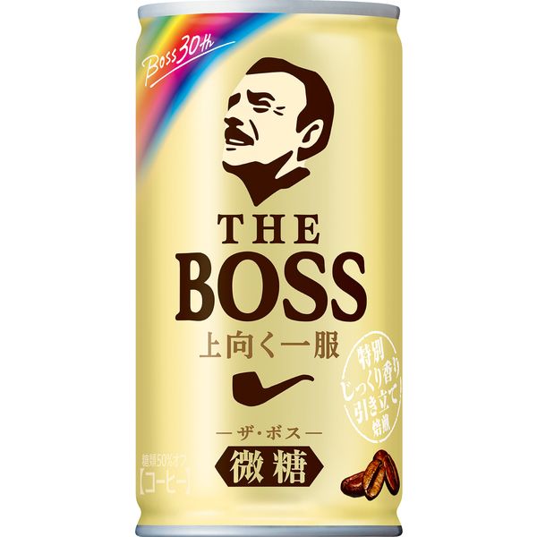 【缶コーヒー】サントリー ザ・ボス（BOSS）微糖 上向く一服 185g 1セット（60缶）