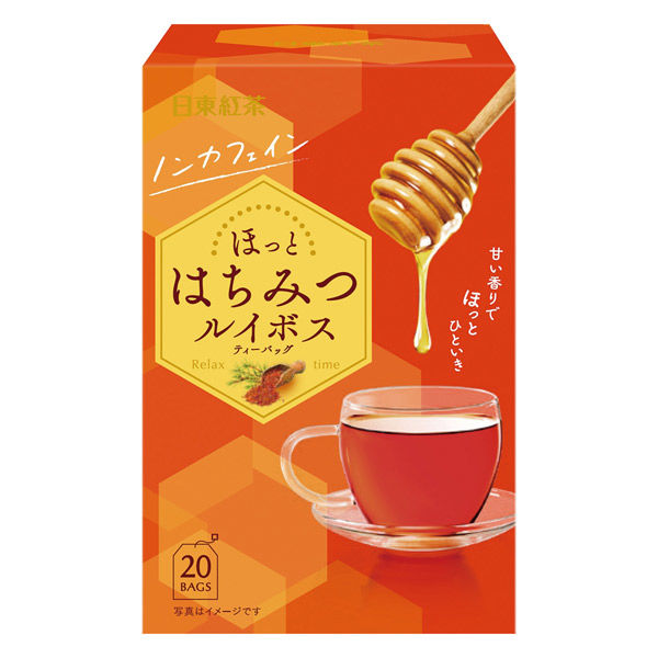 日東紅茶 はちみつルイボス ティーバッグ 1セット（40バッグ：20バッグ