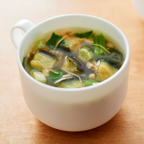 無印良品 食べるスープ 揚げ茄子と豚肉の生姜スープ 4袋（16食：4食分×4袋） 良品計画