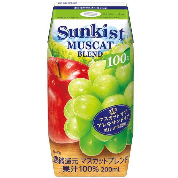 森永乳業 サンキスト100％マスカットブレンド 200ml 1箱（24本入