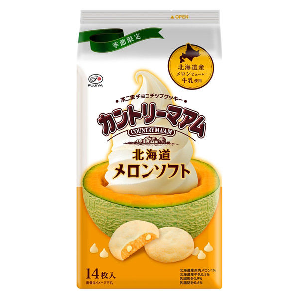 カントリーマアム（北海道メロンソフト） 14枚 2袋 不二家 クッキー