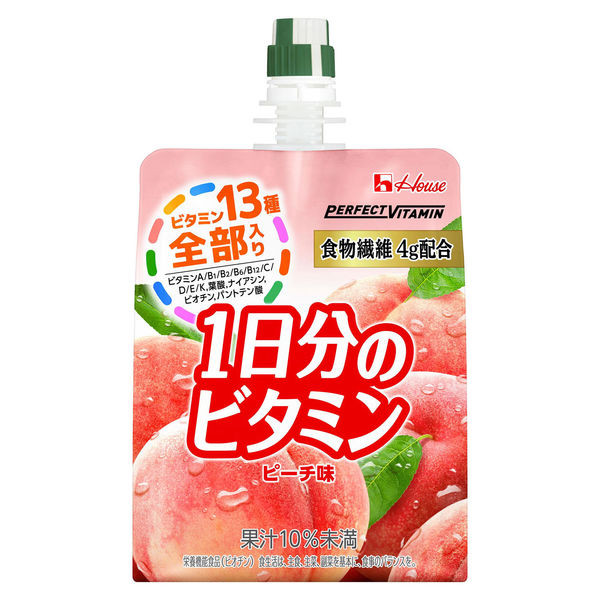 ゼリー飲料 PERFECT VITAMIN 1日分のビタミンゼリー ピーチ味