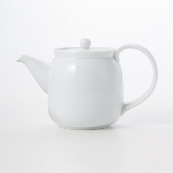 時代　白磁　ティー・ポット　急須　茶器　無傷 白玉・140ml 急須 白い ティーポット ホワイト 白い急須 きゅ