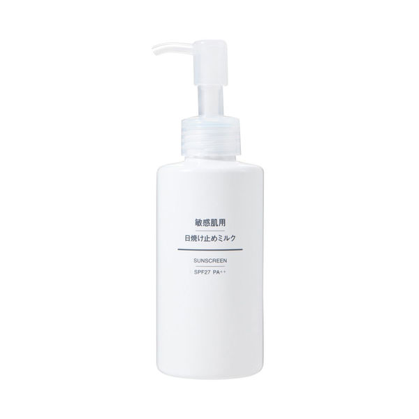 無印良品 敏感肌用日焼け止めミルク SPF27 PA++ 150mL 1セット 無印良品 敏感肌用日焼け止めミルク SPF27 PA++ 150mL 1セット