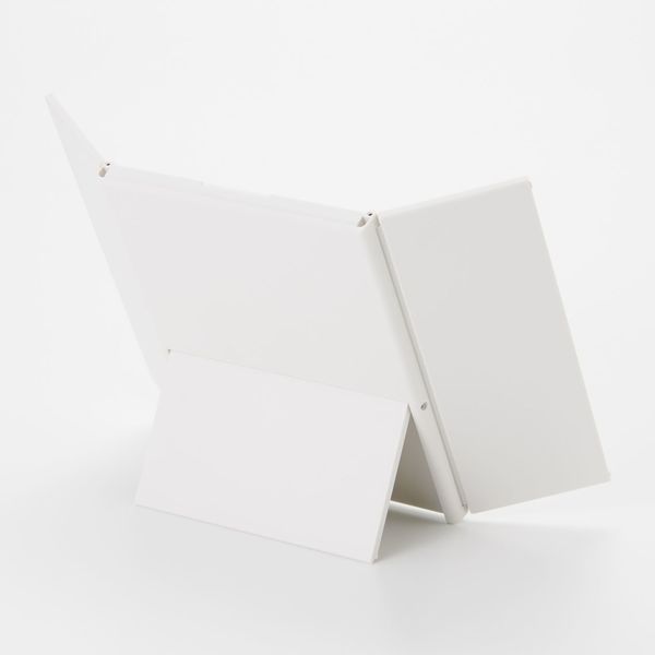 無印良品 スチロール折りたたみ３面鏡 153×122×12mm 良品計画 - アスクル