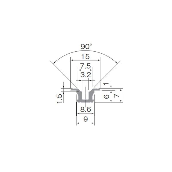 ニャイ子商品です 楽天市場】NYレール ツバ付 引戸用Y型レール ATOM アルマイトシルバー
