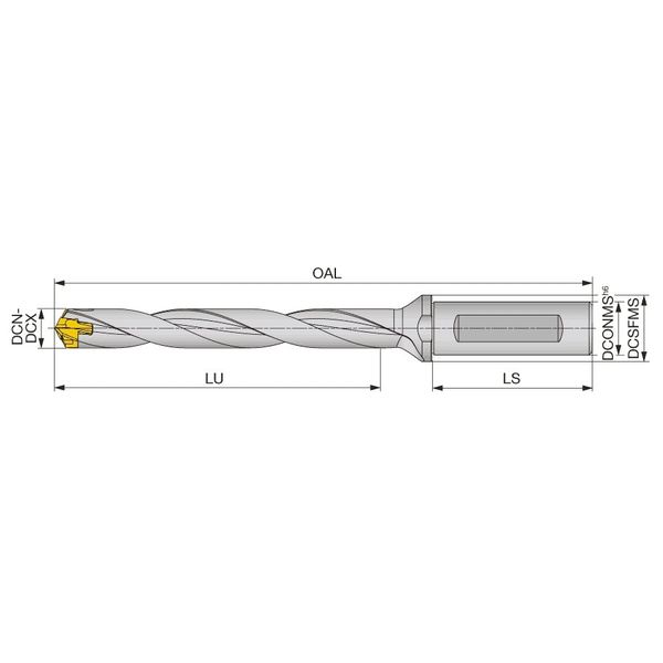 タンガロイ（Tungaloy） TID-F L/D＝8 TID090F12-8 1個（直送品