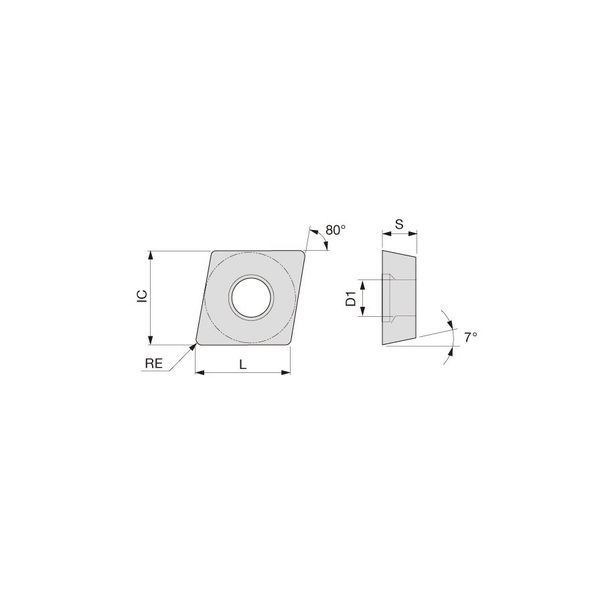 タンガロイ（Tungaloy） CCMT-PSS CCMT120404-PSS:T6215 1セット（10個