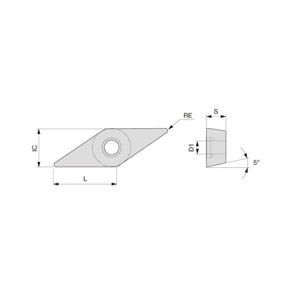 タンガロイ（Tungaloy） VBMT-PSS VBMT160408-PSS:T9225 1セット（10個