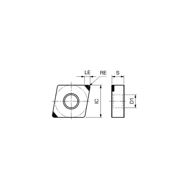 タンガロイ（Tungaloy） 2QP-CNM/GA 2QP-CNGA120404-H:BXA10 1個（直送