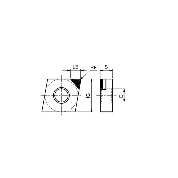 タンガロイ CNGAーDIA CNGA120408-DIA:DX140 1個（直送品）