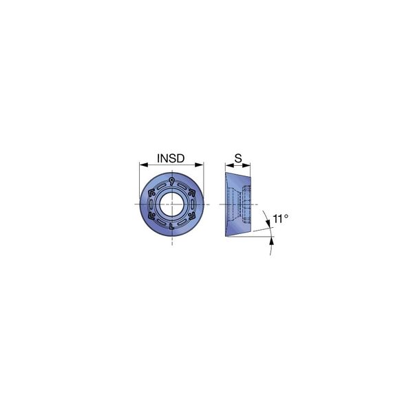 タンガロイ（Tungaloy） RPMT-ML RPMT10T3EN-ML:AH725 1セット（10個