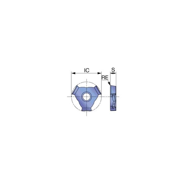 タンガロイ（Tungaloy） TVKX-MJ TVKX03X304TN-MJ:AH725 1セット（10個