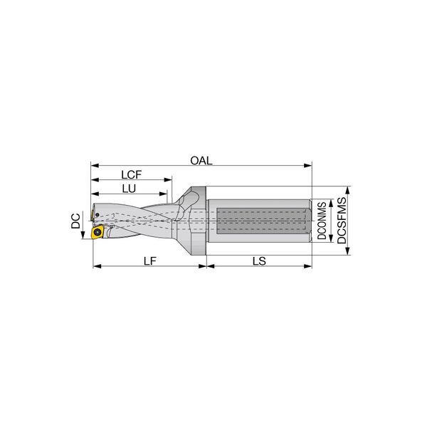 タンガロイ（Tungaloy） TDX-F L/D＝2 TDX360F40-2 1個（直送品