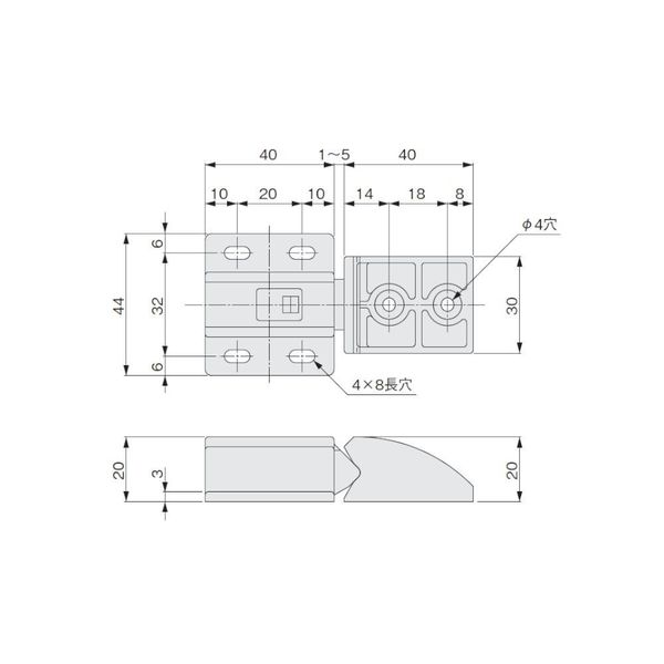 ③Kei。1〜4の購入をお願いします！ アトムリビンテック HDー342 折戸+開戸振止 1.5P用 DG色 178854 1