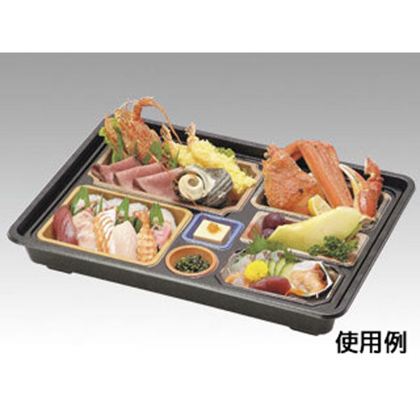 福助工業 仕出弁当 優膳 YN-380 萩 共蓋付 60枚(20×3) 545880（直送品