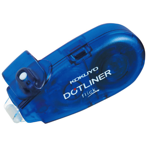 コクヨ テープのり ドットライナーフリック 本体 青 しっかり貼るタイプ タ-DM4900-06B 1個 - アスクル