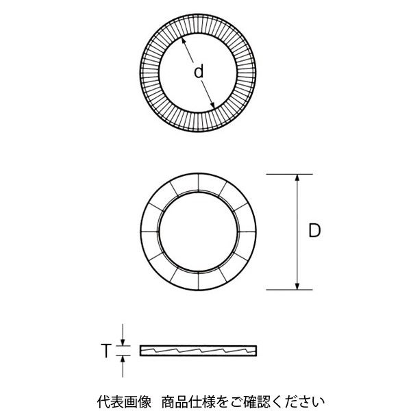 ノルトロック（NORD-LOCK） ノルトロック ワッシャー（クロムフリー