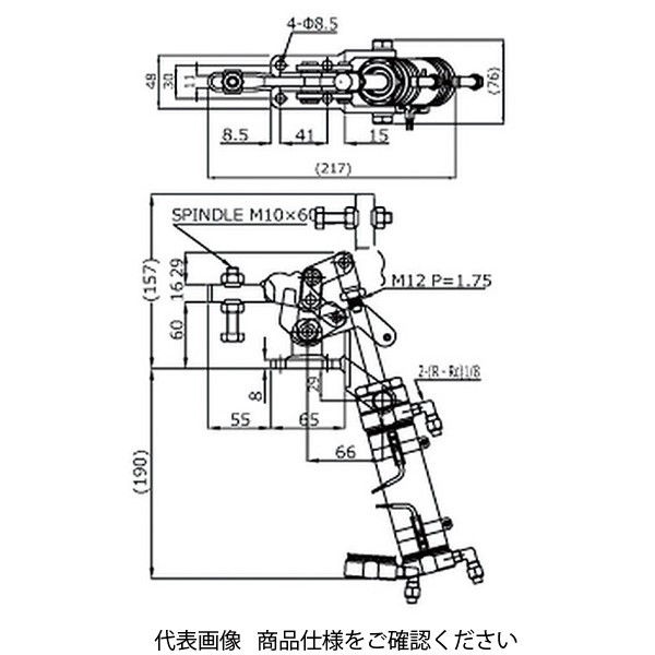 大阪角田興業 エアークランプ NO.201ーS 201-S 1個（直送品） - アスクル