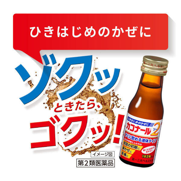 カコナール2 45ml×4本 第一三共ヘルスケア 漢方薬 葛根湯 ひきはじめのかぜ 眠くなる成分を含まない【第2類医薬品】 - アスクル