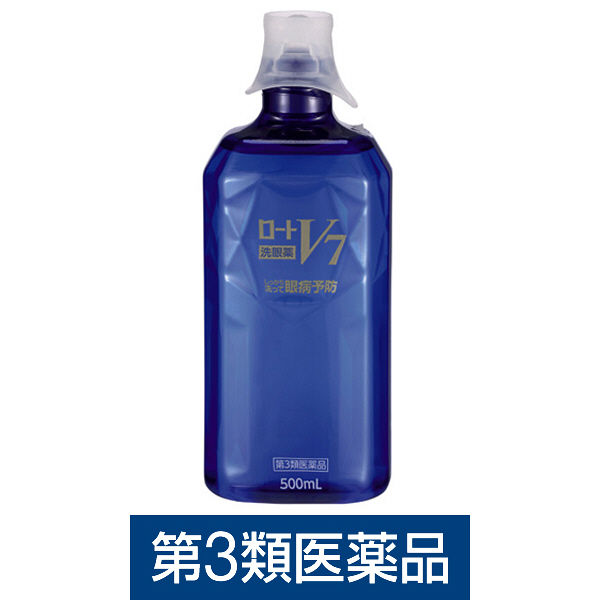 ロートV7洗眼薬 500ml ロート製薬　洗眼薬 目やに ホコリ ハウスダスト 花粉 眼病予防【第3類医薬品】