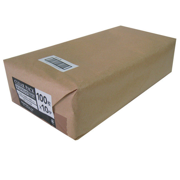 OPP袋クリアパック フタ付き テープ付 30μ TP13-24 3000枚 OPP袋クリアパック フタ付き テープ付 30μ TP13-24 3000枚 テープ付 フタ