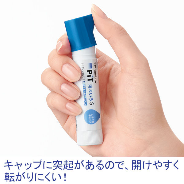 トンボ鉛筆 スティックのり 消えいろピット しずく型キャップ 小 トンボ鉛筆 スティックのり 消えいろピット しずく型キャップ 小