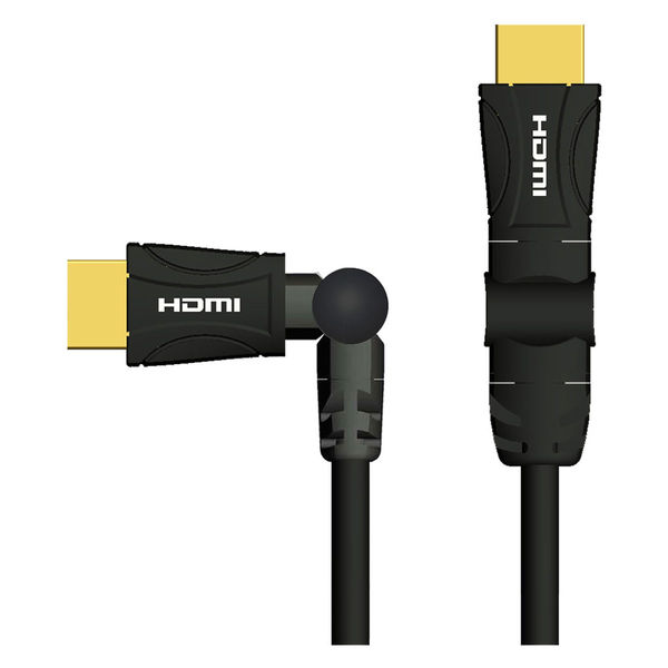 Vodaview 可動式HDMIケーブル（180度屈曲） 1m HDMI[オス]-HDMI[オス