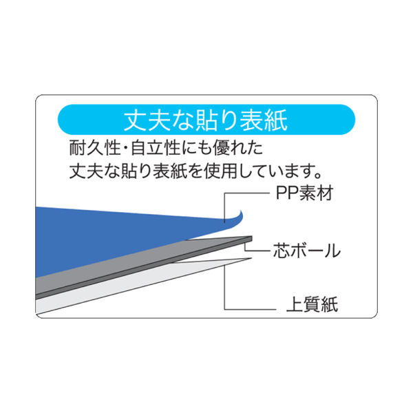 キングジム リングバインダーBF A4タテ型 668BFクレ 1箱（10冊入