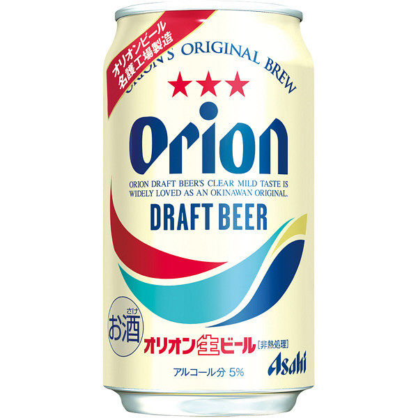 アサヒ オリオンドラフト 350ml×24缶 【ビール】 - アスクル