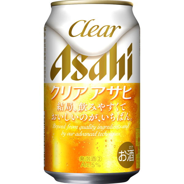 アサヒ クリアアサヒ 贅沢ゼロ 350ml×24本 1ケース 送料無料 ビール類