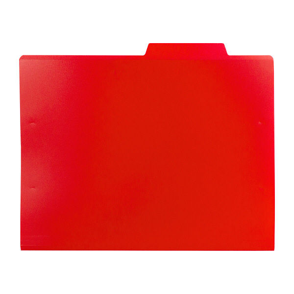 プラス PP個別フォルダー+ A4 レッド 赤 1セット（30冊：5冊入×6