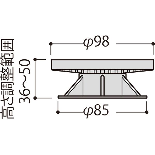 フクビ化学工業 屋外用プラ木レン マルチポスト 1A型 MPST1A 1ケース