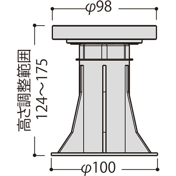 フクビ化学工業 屋外用プラ木レン マルチポスト 6A型 MPST6A 1ケース（100個入）（直送品） - アスクル