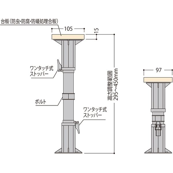 フクビ化学工業 プラ束宝生 445G PR-MD 1ケース（30個入）（直送品） - アスクル