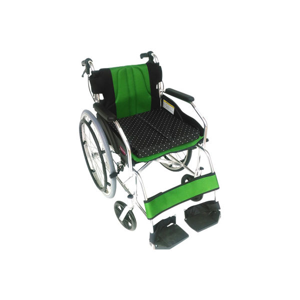 サギサカ 車椅子用お出かけクッション ブラックドット柄 76003