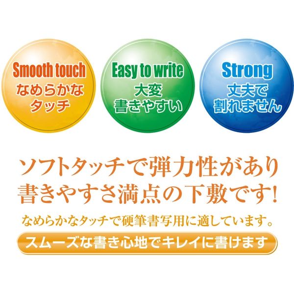 共栄プラスチック 下敷き オリオンズ 硬筆用 ソフト A4 透明 NO.1204 1