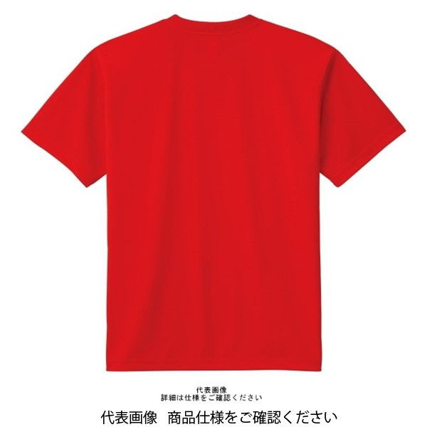 トムス ドライTシャツ レッド L 00300-ACT-010-L 1セット(5枚)（直送品