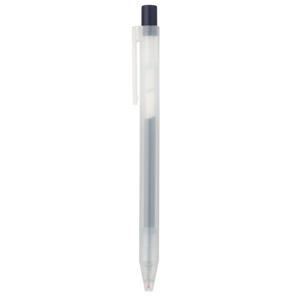無印良品 さらさら描けるゲルインキボールペン ノック式 0.5mm ブルー