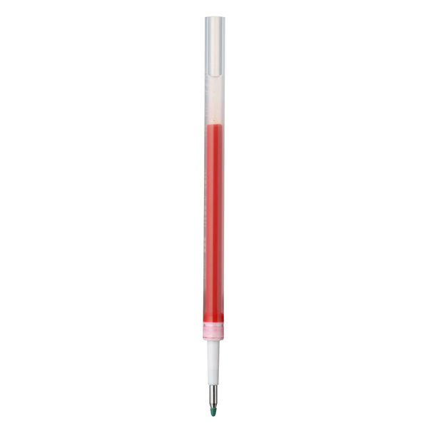 無印良品 替芯 ゲルインキボールペン 0.38mm 赤 1箱（10本入） 良品 