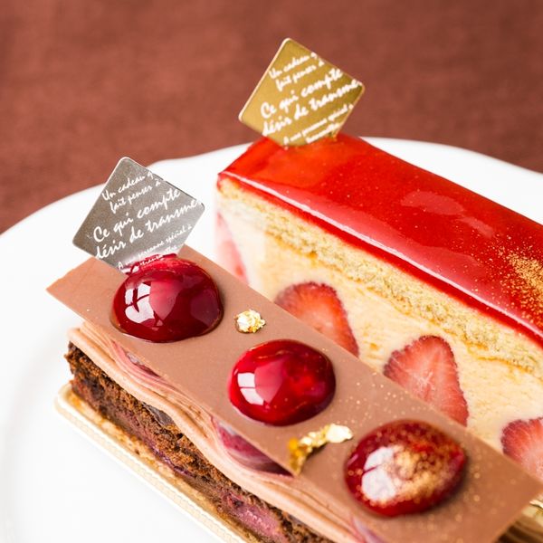 ケーキピック★専用 ひいらぎ 柊 クリスマス プレミアム ケーキピック 2枚葉