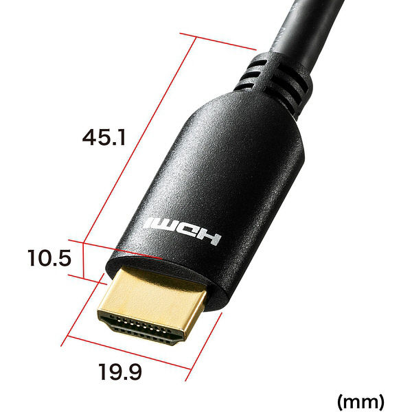 サンワサプライ HDMIアクティブケーブル（4K/60Hz対応） 15m KM-HD20