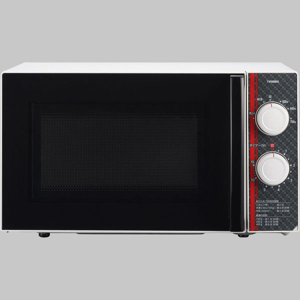 ツインバード 電子レンジ DR-D458W6 【西日本対応】（直送品） - アスクル