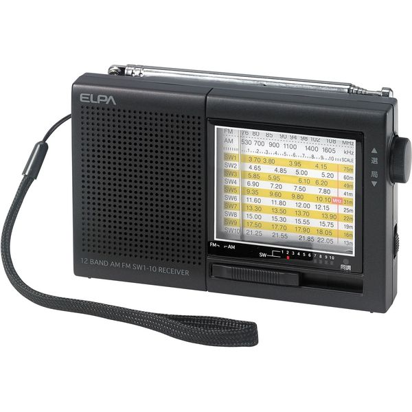 朝日電器 AM/FM短波ラジオ ER-C74T（直送品）