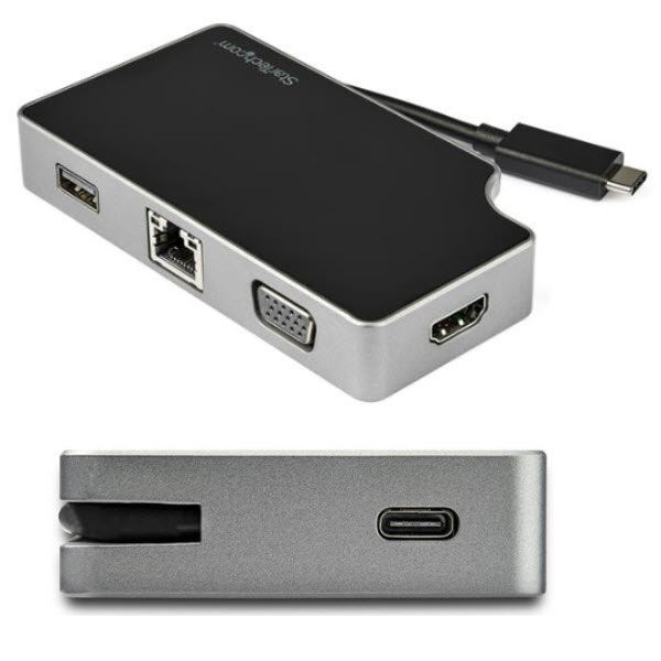 ドッキングステーション USB-C接続 HDMI/VGA対応 95W PD 3.0 USBハブ