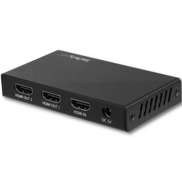 HDMI分配器　2出力　4K/60Hz　HDMIスプリッター　ST122HD202　1個　StarTech.com