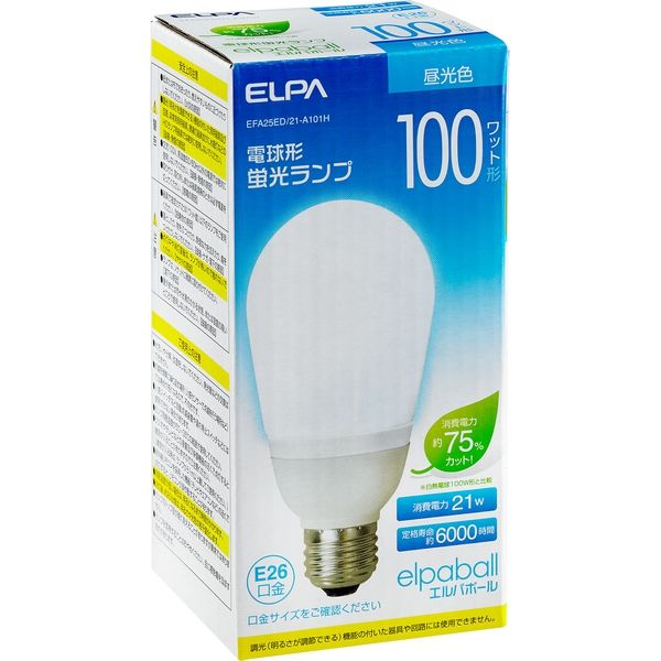 朝日電器 電球形蛍光灯A形 100W形 EFA25ED/21-A101H