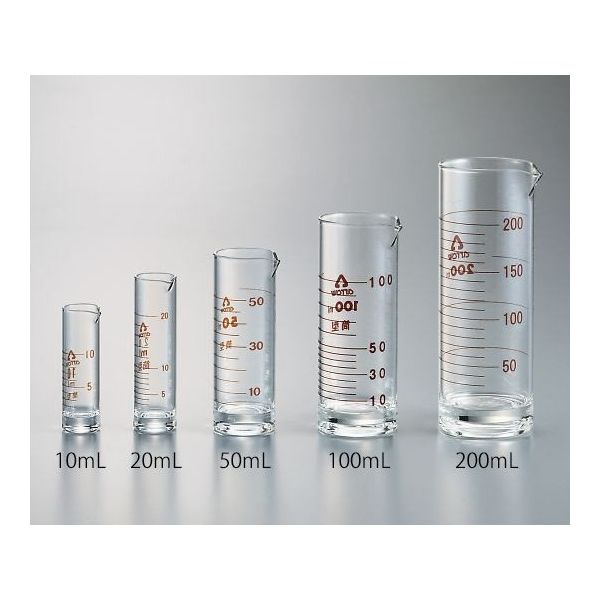 アズワン 液量計(円筒形) 100mL 3-9685-04 1個（直送品） - アスクル