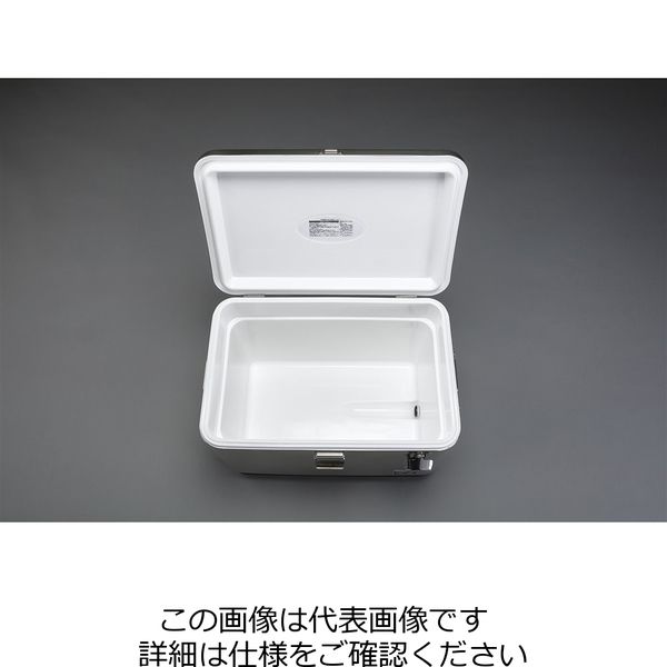 エスコ 600x410x415mm/51L クーラーボックス(ステンレス製) EA917AH-2 1個（直送品）